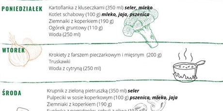 Jadłospis od 20.06 do 24.06