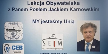 Lekcja obywatelska "My jesteśmy Unią"