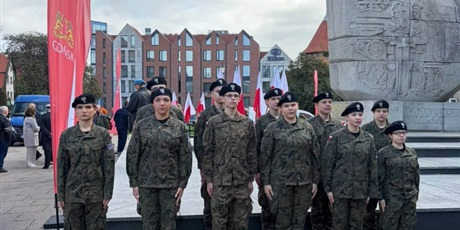 Patriotyczne spotkanie przy pomniku „Tym co za polskość Gdańska”