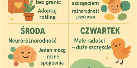 W dniach 29.09-03.10 świętujemy Tydzień Szczęścia.