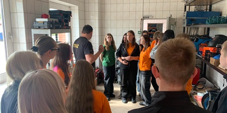 Powiększ grafikę: Bezpieczeństwo przeciwpożarowe - wizyta w Jednostce Straży Pożarnej