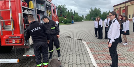 Powiększ grafikę: Bezpieczeństwo przeciwpożarowe - wizyta w Jednostce Straży Pożarnej