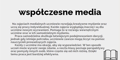 Powiększ grafikę: KAMPANIA NR 1 (2022) - WIZERUNEK PRZEDMIOTU "WSPÓŁCZESNE MEDIA"